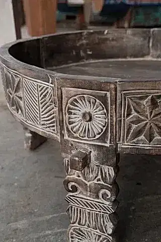 WOODEN CARVED TABLE